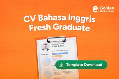 Contoh CV Bahasa Inggris untuk Fresh Graduate