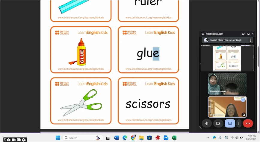 Keseruan Kelas Online Golden English