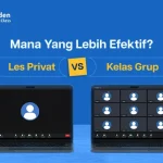 perbandingan les privat dengan kelas grup