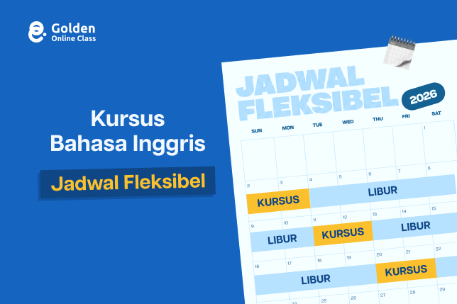kursus bahasa inggris jadwal fleksibel