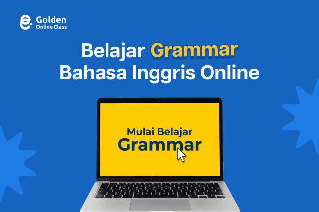 ilustrasi belajar grammar bahasa inggris