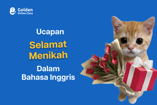 ilustrasi mengucapkan selamat menikah bahasa inggris