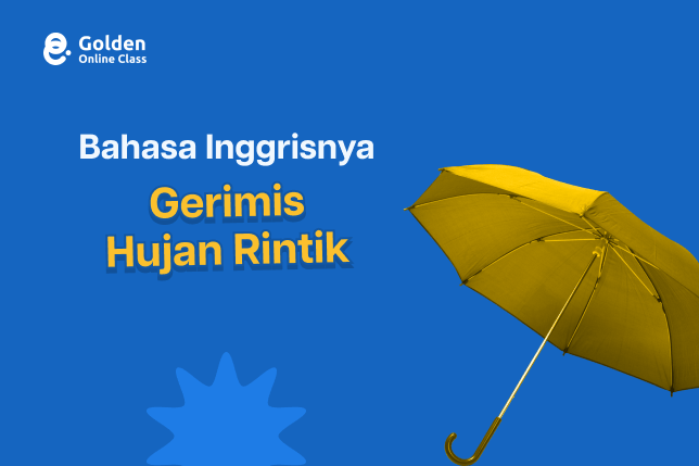 ilustrasi bahasa inggrisnya gerimis