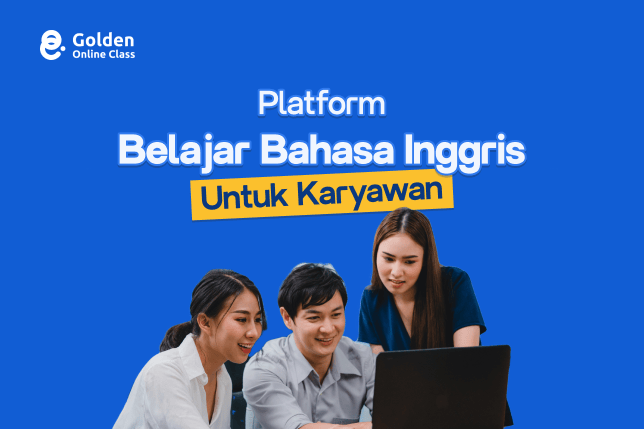 ilustrasi belajar bahasa inggris karyawan